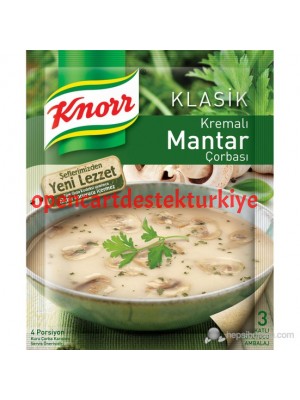 Knorr Kremalı Mantar Çorbası