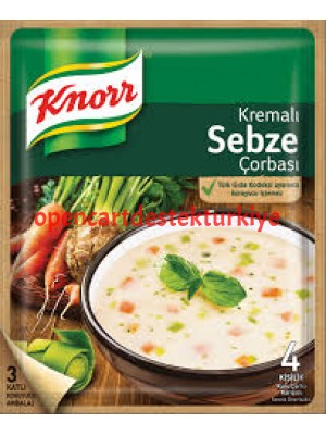 Knorr Kremalı Sebze Çorbası