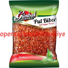 Günbak Pul Biber 80 Gr