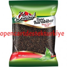 Günbak Tane Karabiber 80 Gr