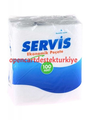 Servis Kare Peçete Mini 100 lü