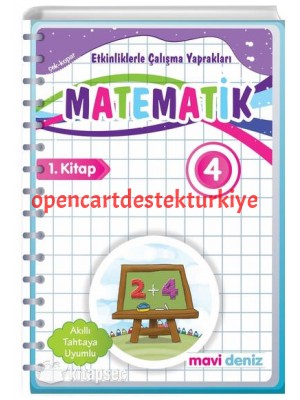 Mavideniz 4 Sinif Matematik 1 Kitap