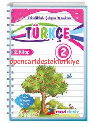 Mavi Deniz Yayınları 2.Sınıf Türkçe 2. Kitap