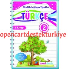 Mavi Deniz Yayınları 2.Sınıf Türkçe 1. Kitap