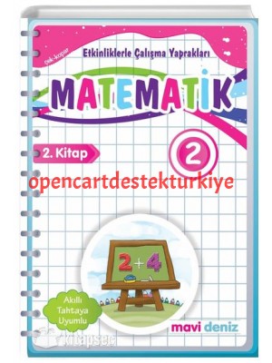 Mavi Deniz Yayınları 2. Sınıf Matematik 2. Kitap