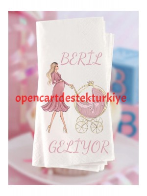 Yılbaşı Noel Baskılı Peçete 20 Adet 007 noelpctx007, one size