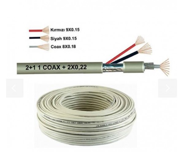 2+1 ECO 0.22 CCTV KABLO 500 Mt.…