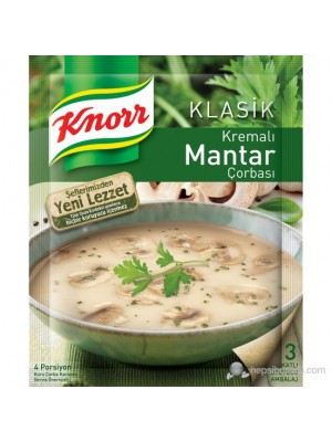 Knorr Kremalı Mantar Çorbası