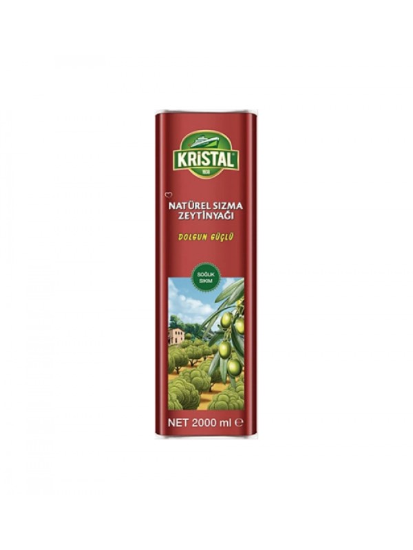 Kristal Dolgun Güçlü Sızma Zeytinyağı 2 L…