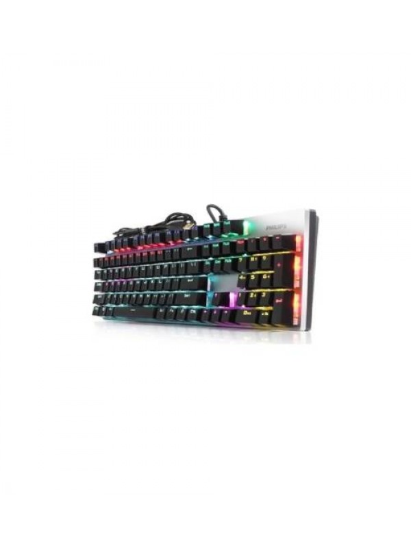 Philips Spk8404 Rainbow Mekanik Gaming Oyuncu Klavyesi Mavi Switch Tü…