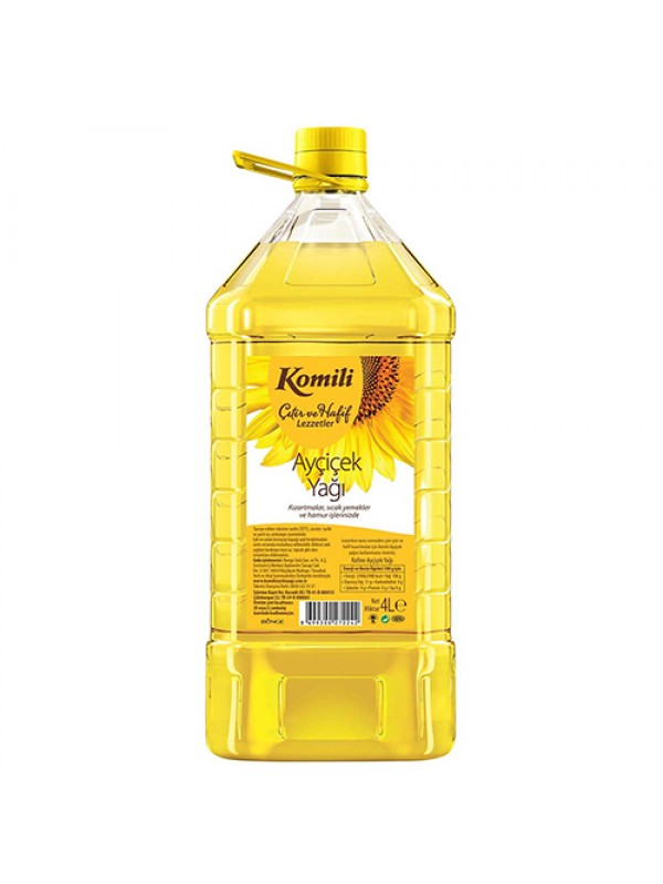 Komili Ayçiçek Yağı 4 Litre…