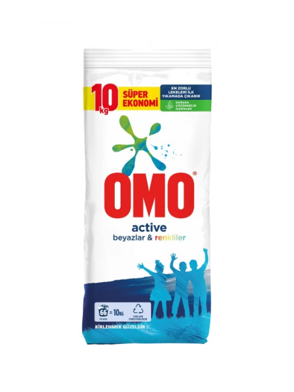 Omo Active Çamaşır Deterjanı Toz 10 kg…