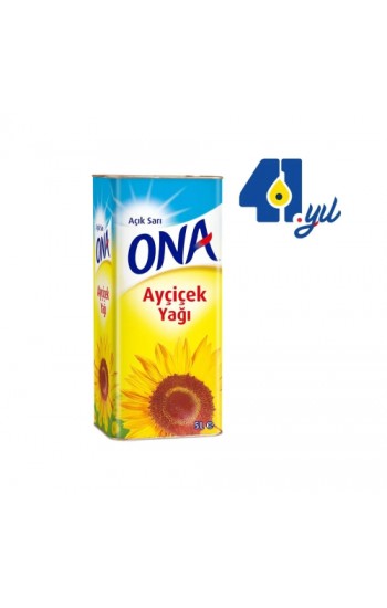 Ona Ayçiçek Yağı Teneke 5 L…