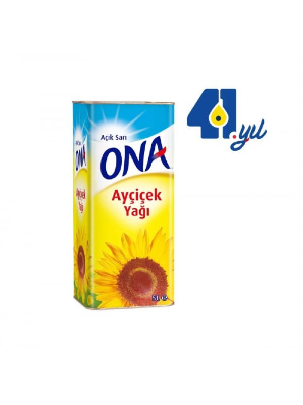 Ona Ayçiçek Yağı Teneke 5 L…