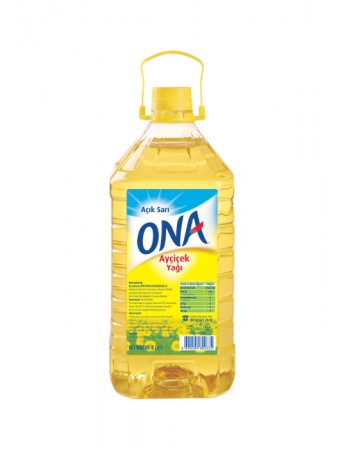 Ona Ayçiçek Yağı Dar Ağız Pet 5 L