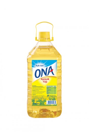 Ona Ayçiçek Yağı Dar Ağız Pet 5 L…