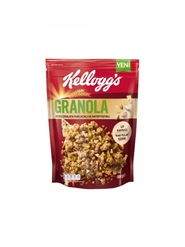 Ülker Kellogg's Granola Çikolatalı Fıstıklı 300 g…